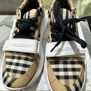 Burberry Vintage Cotton Check trainers